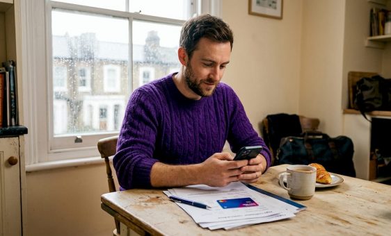 UK traveller planning trip with prepaid card