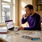 UK traveler compares rates at home kitchen