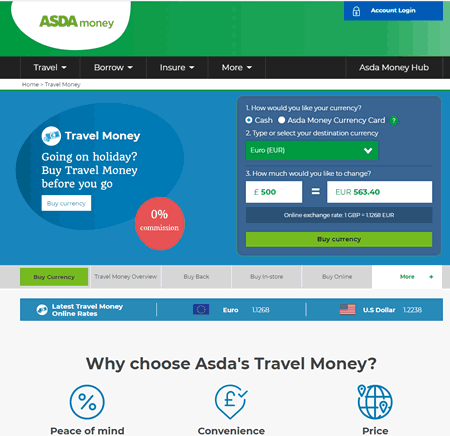 Asda Money Website